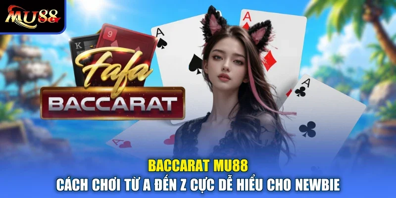 Baccarat MU88 - Cách Chơi Từ A Đến Z Cực Dễ Hiểu Cho Newbie