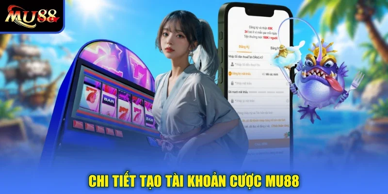 Chi tiết tạo tài khoản cược MU88